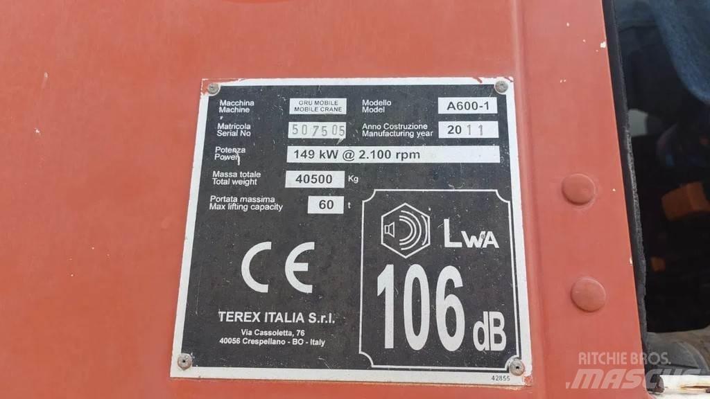 Terex A600 Macara teren accidentat