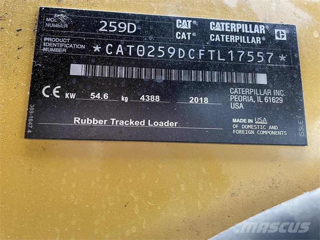 CAT 259D HF Mini incarcator