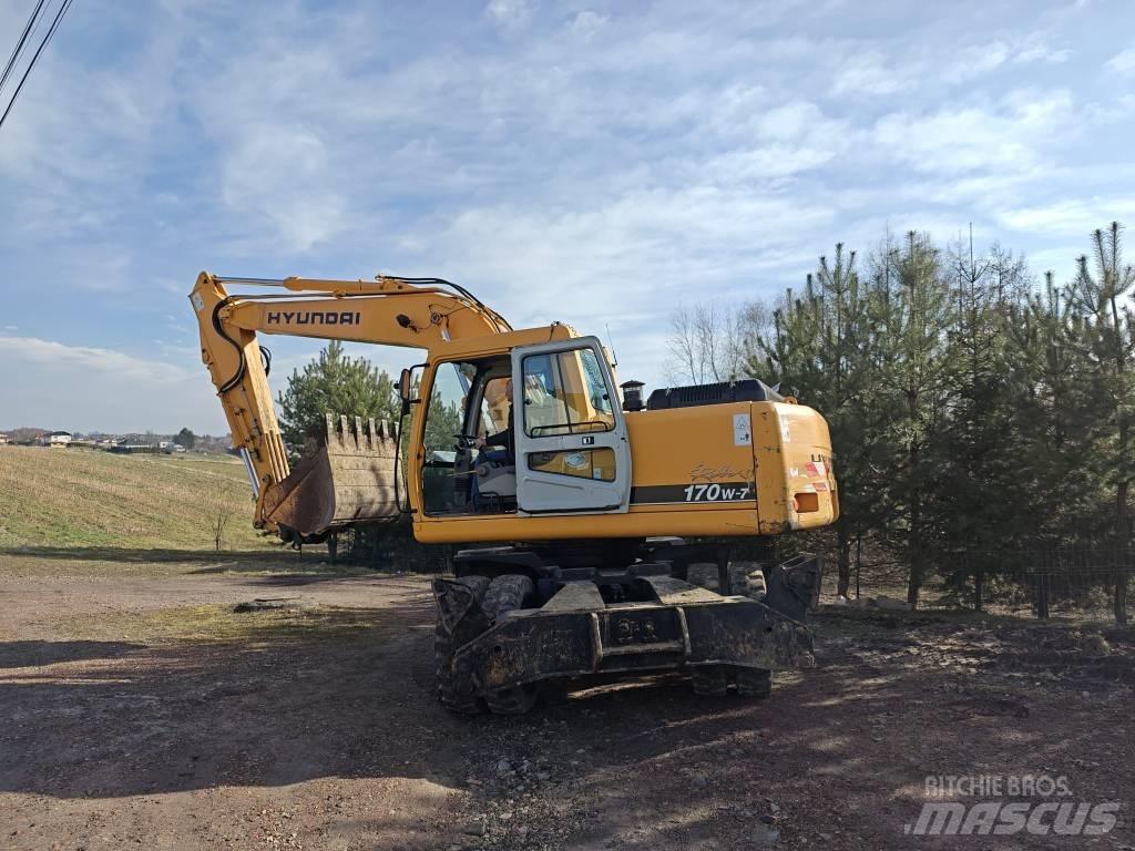 Hyundai 170W-7 Excavatoare cu roti