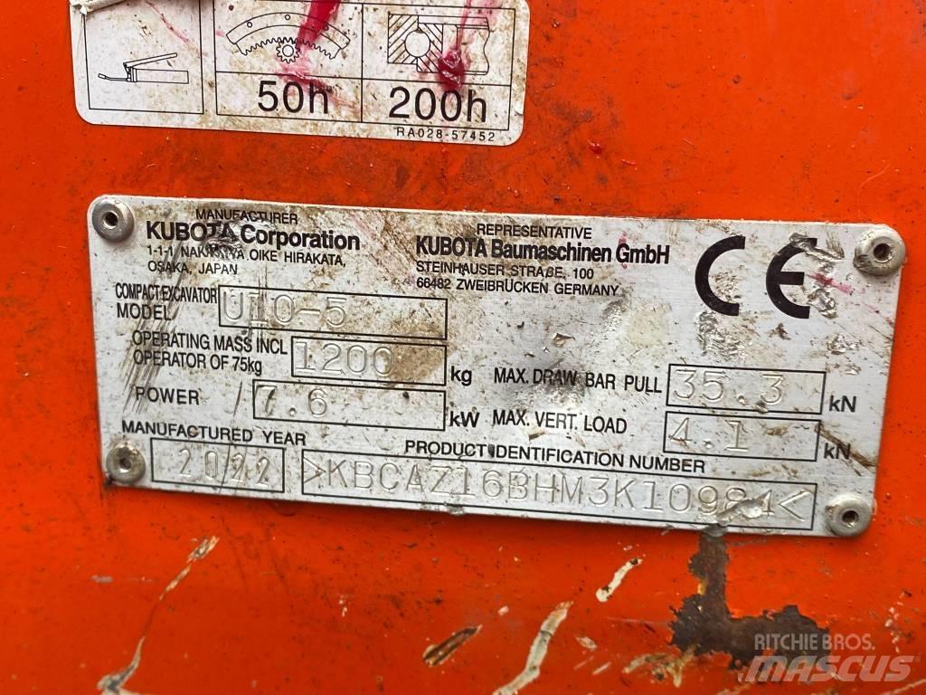 Kubota u10-5 Mini excavatoare < 7t