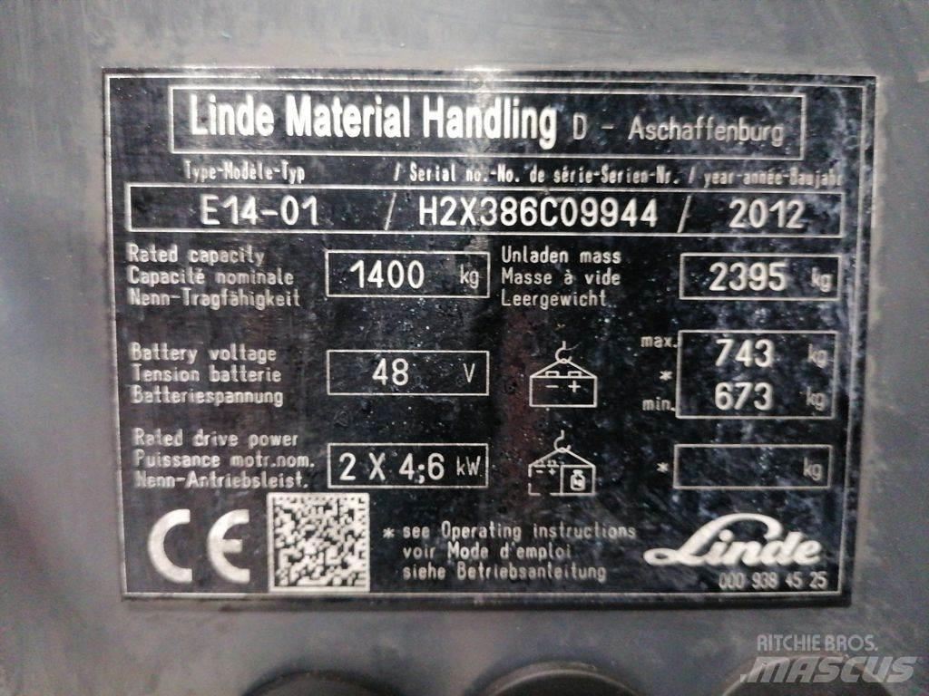 Linde E14-01 Stivuitor electric