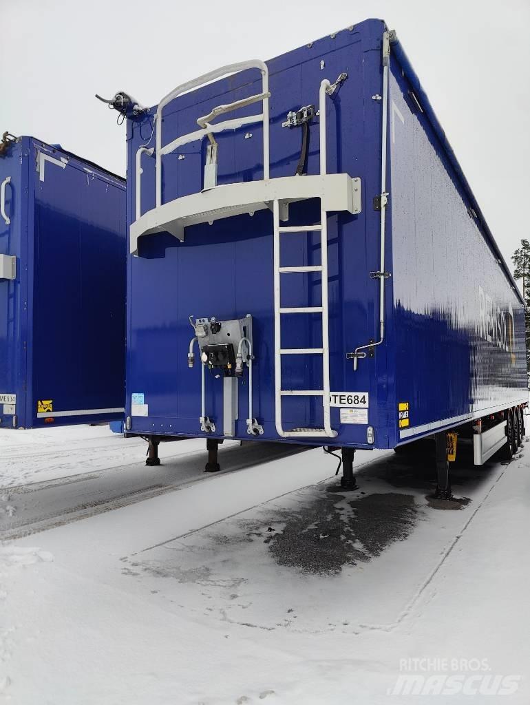 Kraker Walking floor Semi-remorca aschii