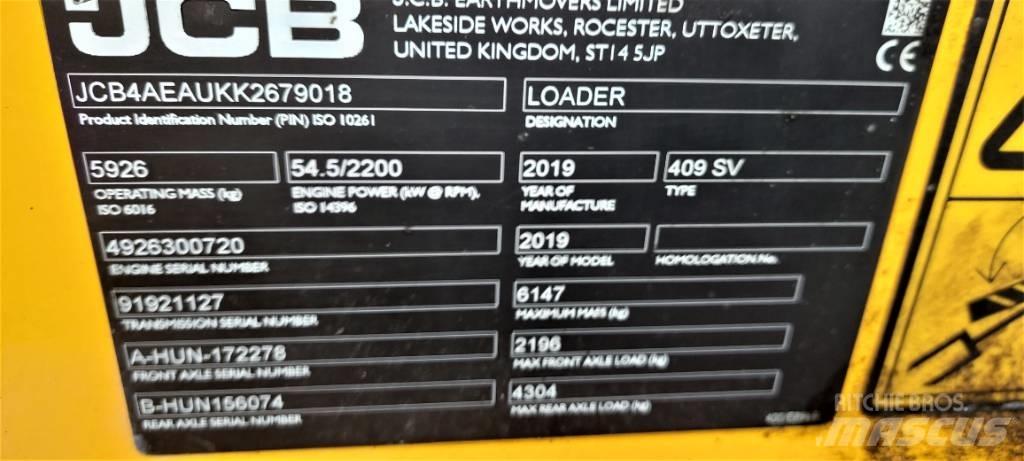 JCB 409 Incarcator pe pneuri