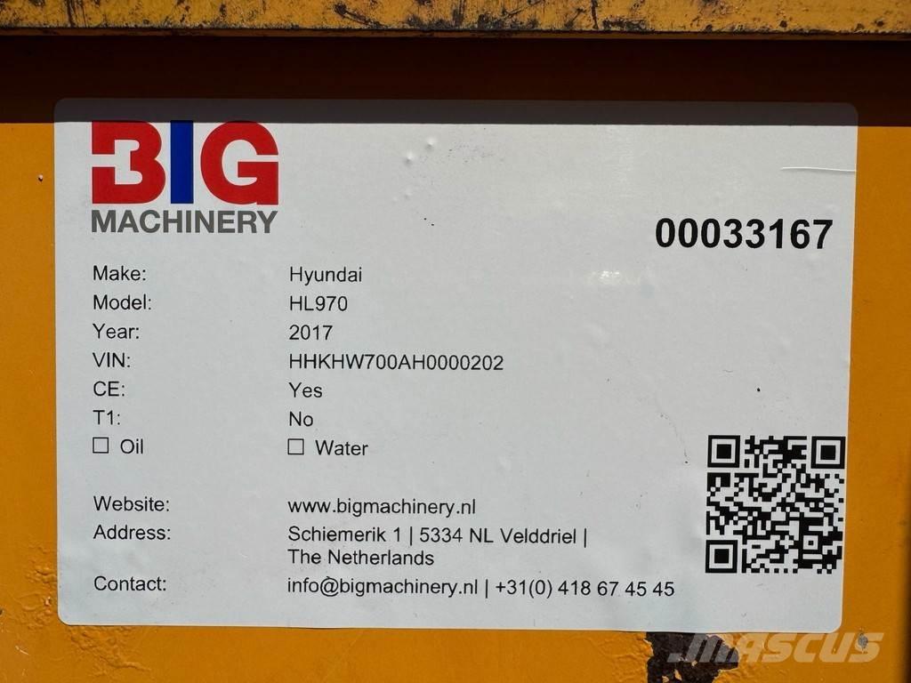 Hyundai HL970 Incarcator pe pneuri