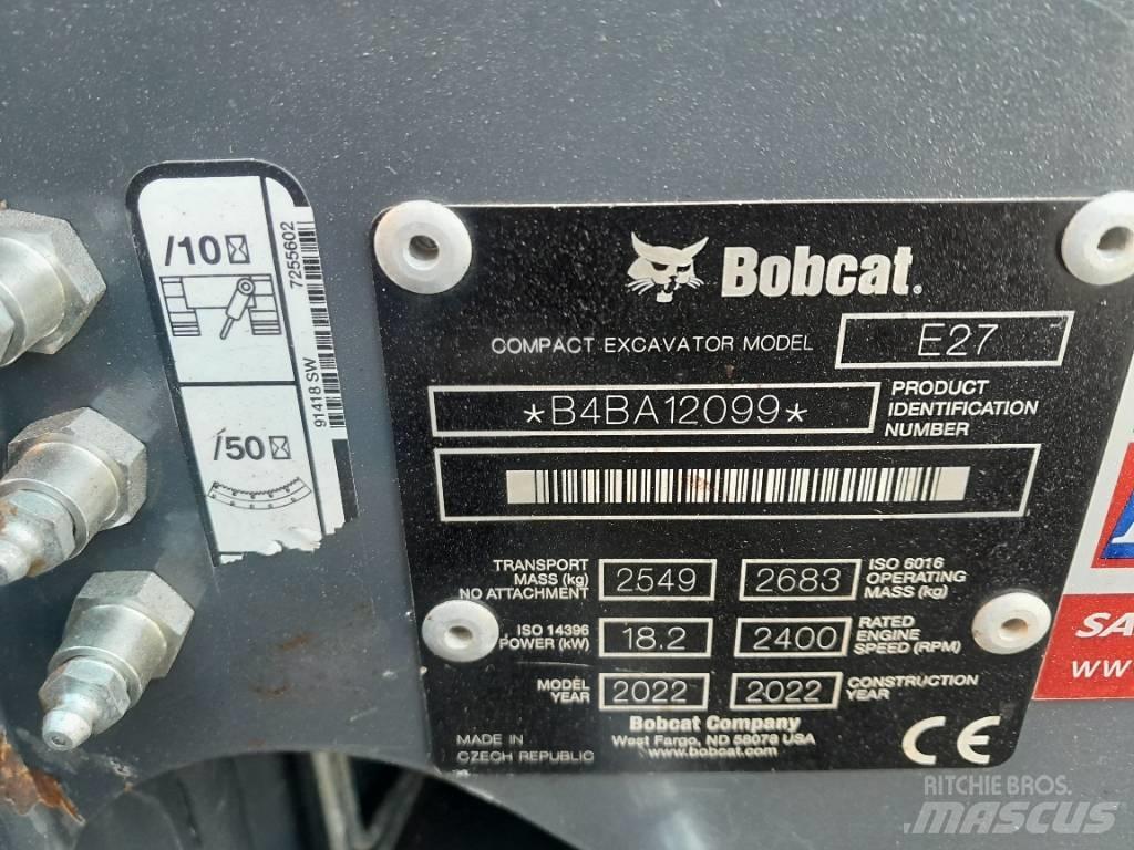 Bobcat E 27 Mini excavatoare < 7t