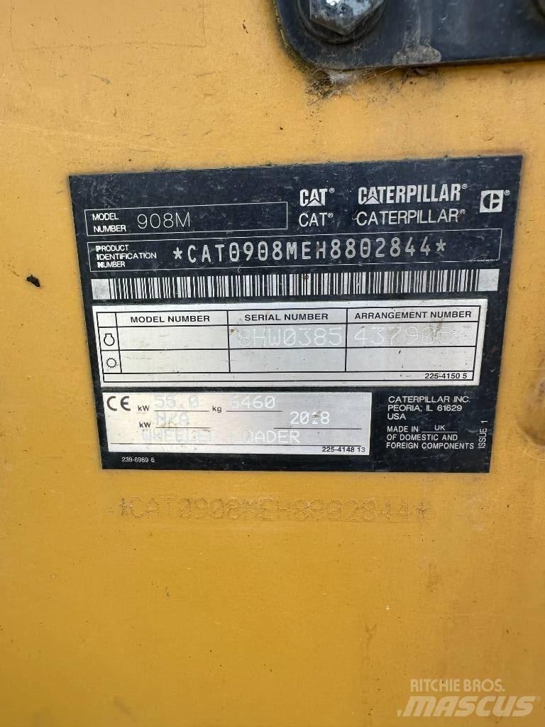 CAT 908M Incarcator pe pneuri