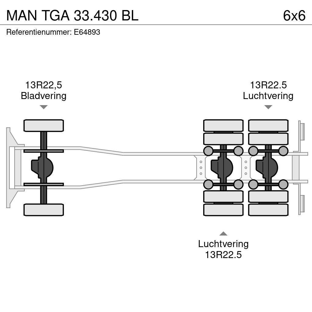 MAN TGA 33.430 BL Camion cu carlig de ridicare