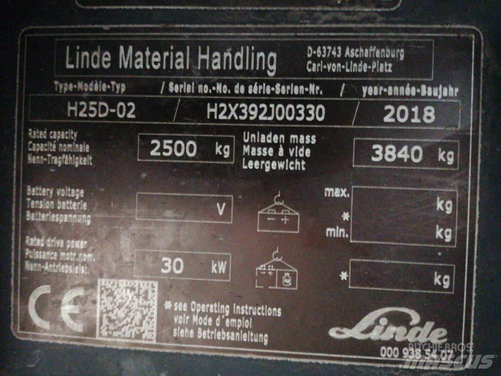 Linde H25D-02 Stivuitor diesel