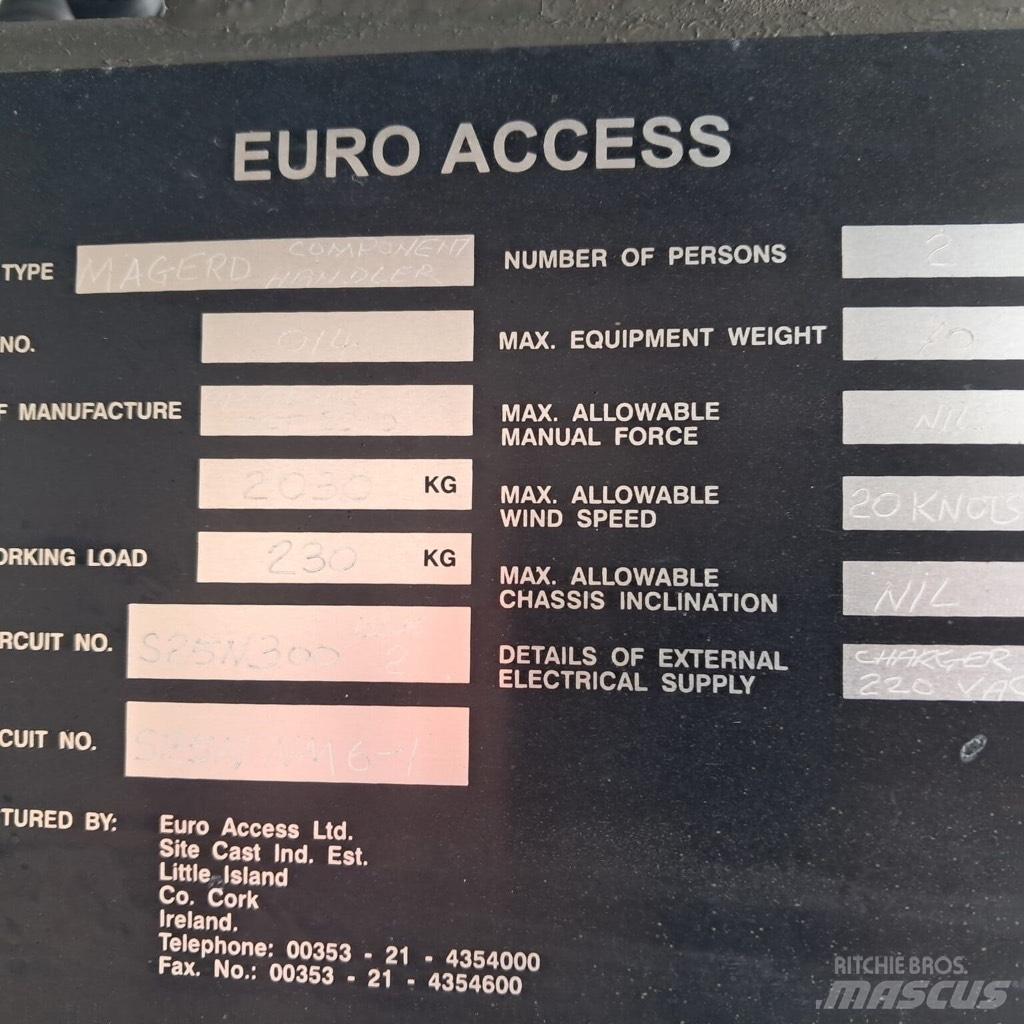 Euro Access Magerd Platforme aeriene montate pe remorca
