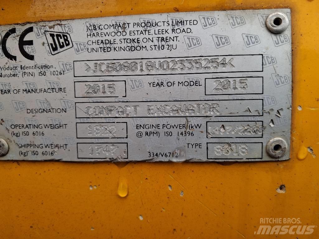 JCB 8018 CTS Mini excavatoare < 7t
