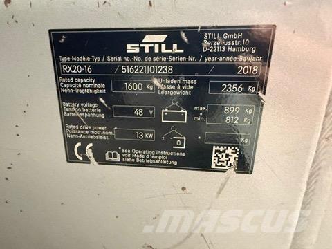 Still RX20-16 Stivuitor electric