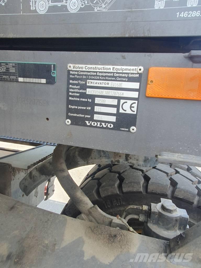 Volvo EW 160 E Excavatoare cu roti
