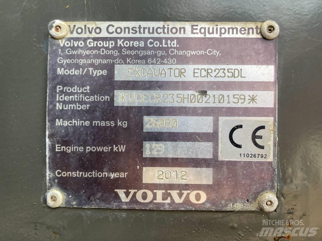 Volvo ECR 235 DL Excavatoare pe șenile
