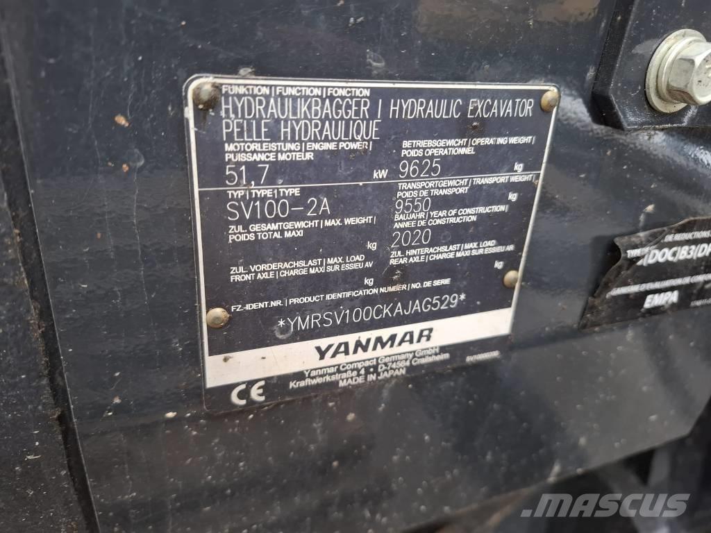 Yanmar SV 100-2A Excavatoare 7t - 12t