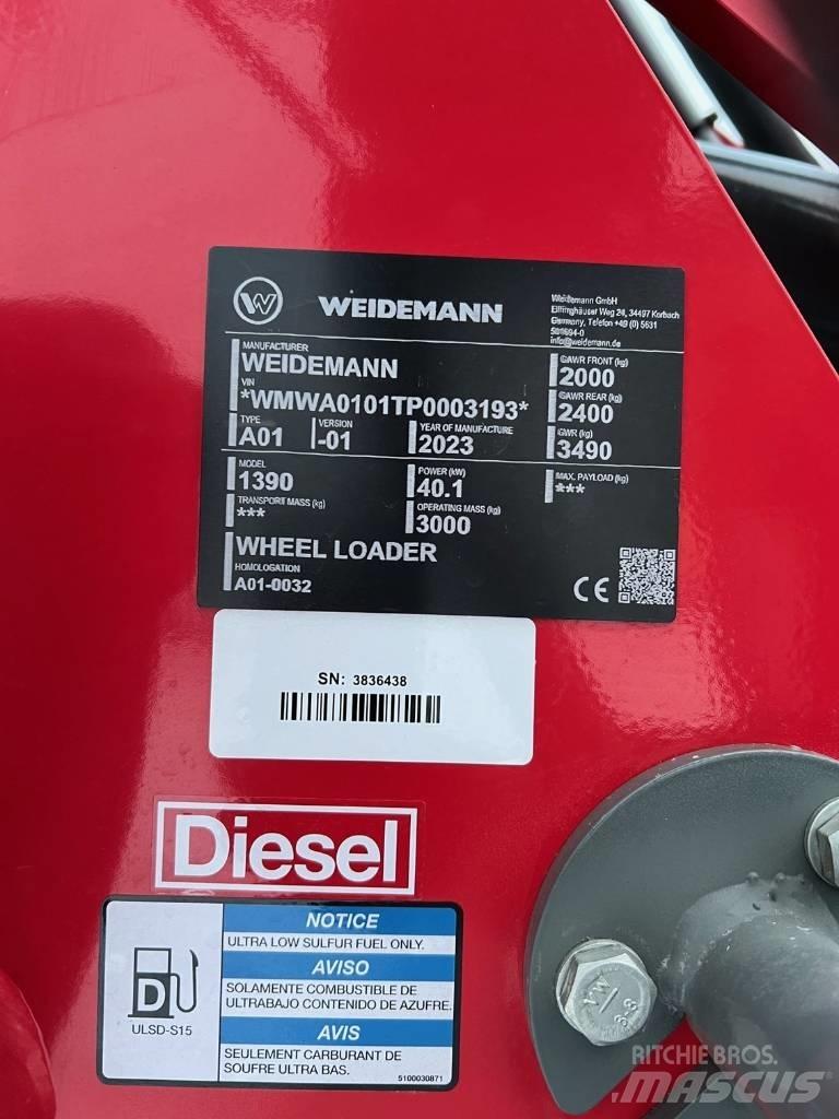 Weidemann 1390 Incarcator pe pneuri