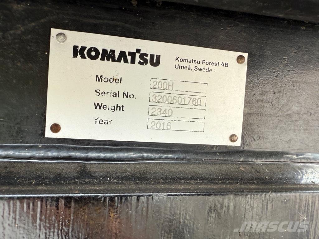 Komatsu 901 Combine forestiere