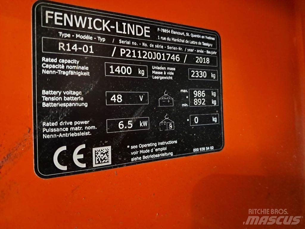 Linde R14-01 Stivuitor cu catarg retractabil
