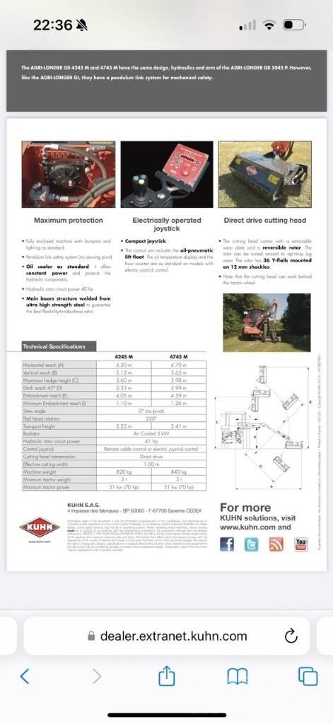 Kuhn E4745 M Alte masini pentru drum si zapada