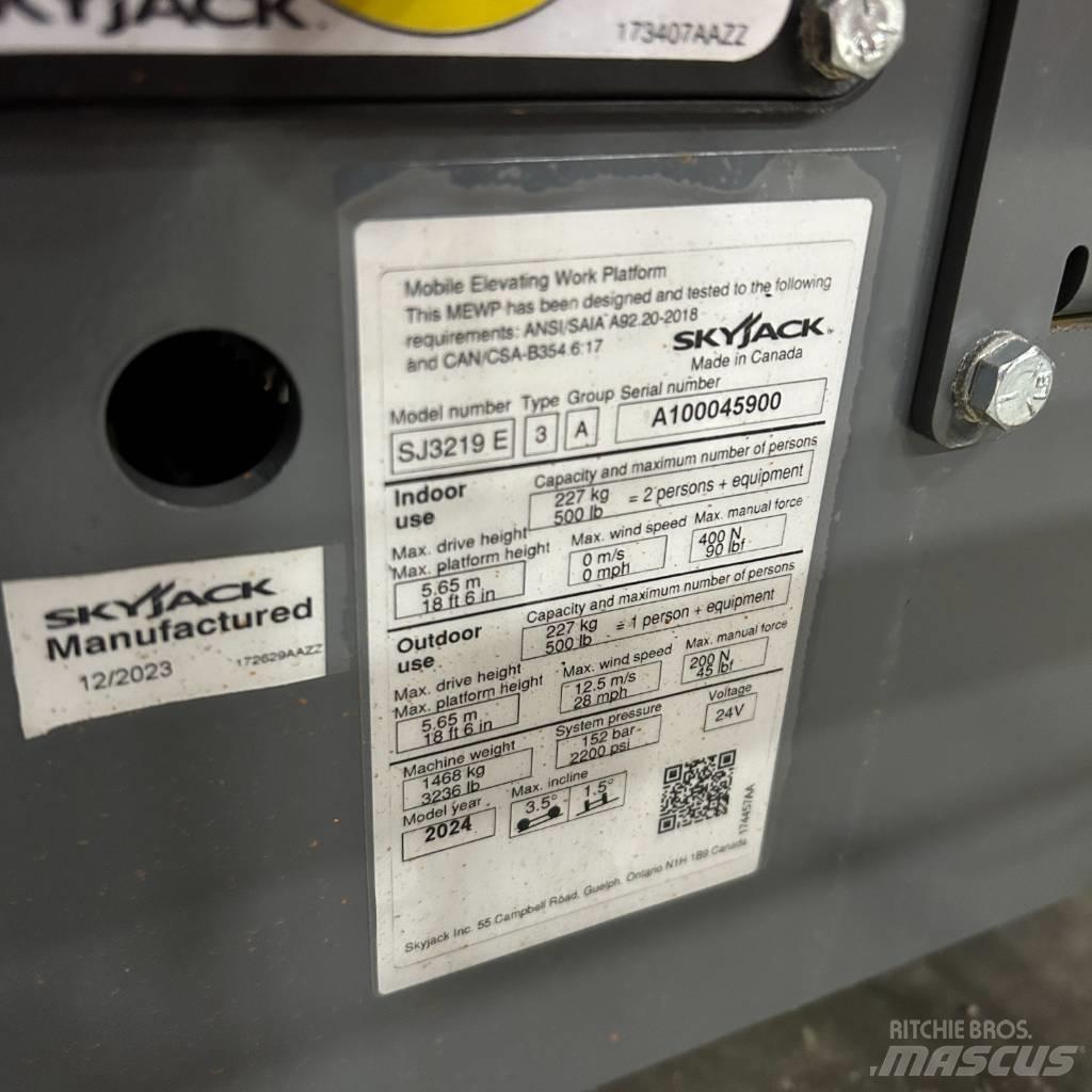 SkyJack SJ 3219 Platforme foarfeca