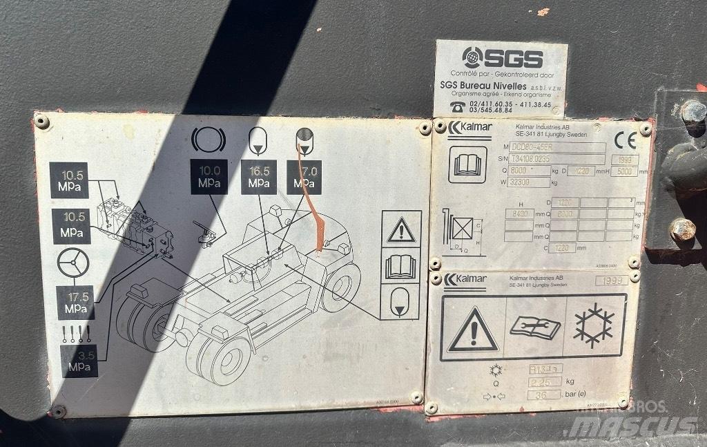 Kalmar DCD 80-45R Stivuitor diesel