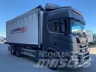 Scania R580 Flisbil Camion transport aschii