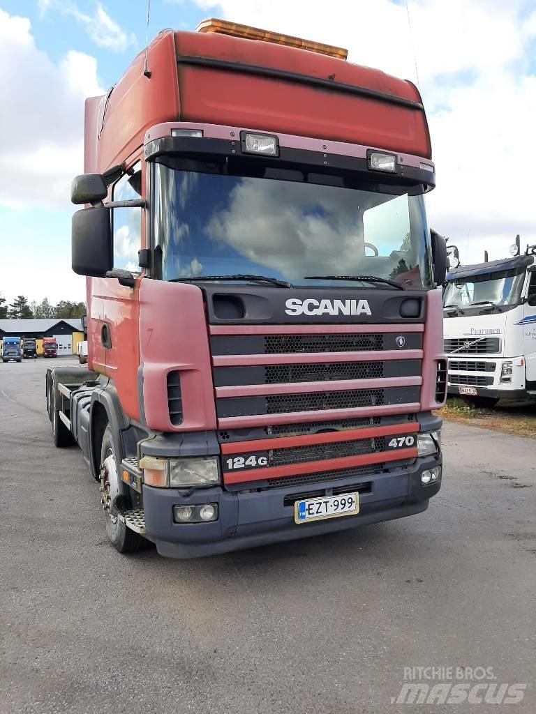 Scania R 124 Camion cu carlig de ridicare