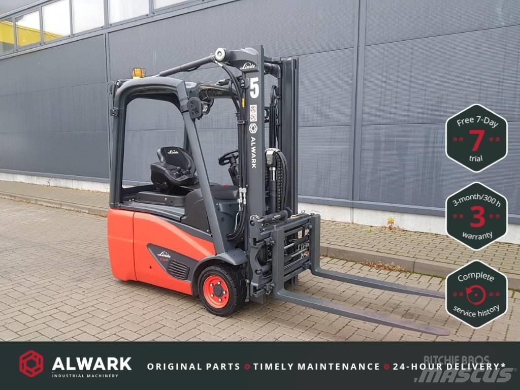 Linde E16C Stivuitor electric