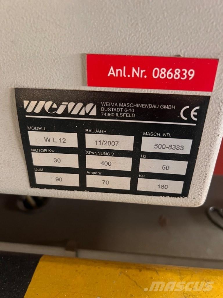 Weima HWV 3000 / WL12 Masina de tocat deseuri