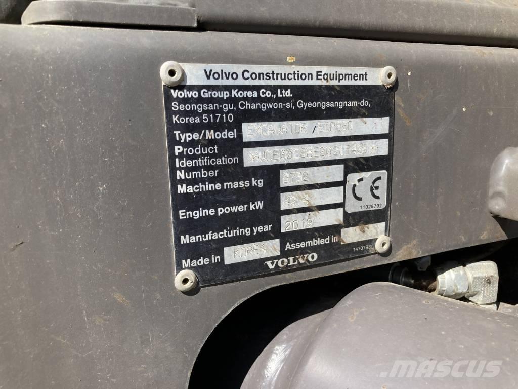 Volvo ECR 88 D Excavatoare 7t - 12t