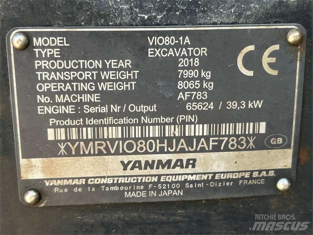 Yanmar Vio 80-1A Excavatoare 7t - 12t