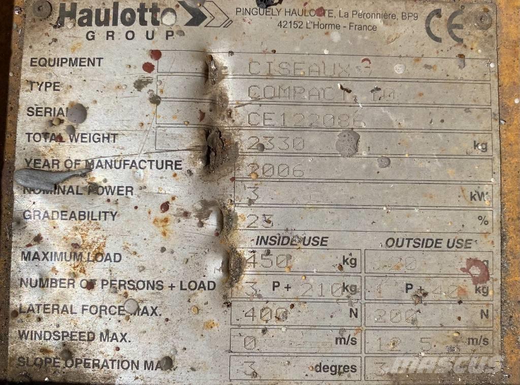 Haulotte Compact 10 Platforme foarfeca