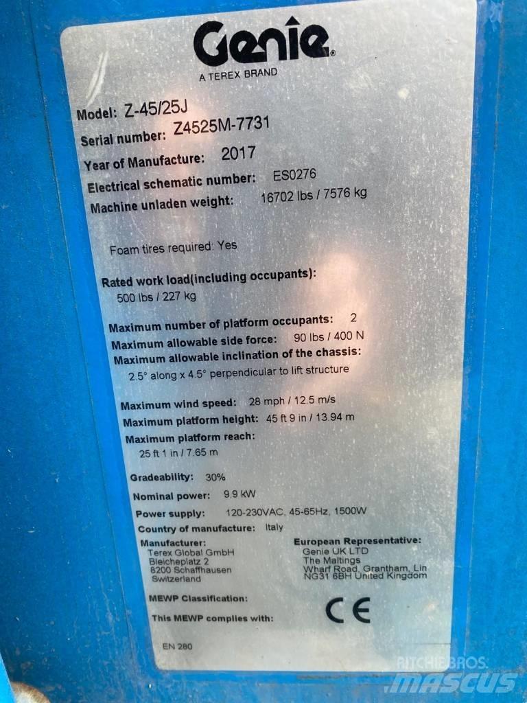 Genie Z 45/25 J BI Nacele cu brat articulat