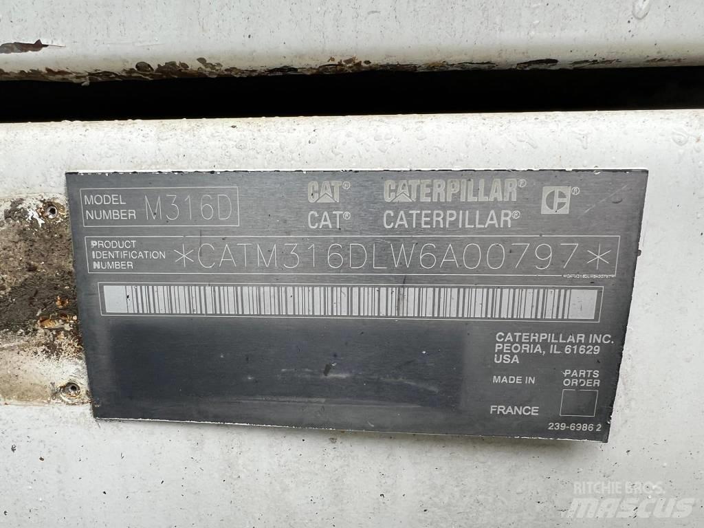 CAT 316 d Excavatoare cu roti