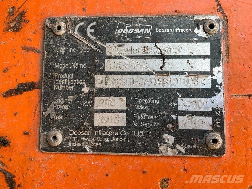Doosan DX 380 LC Excavatoare pe șenile
