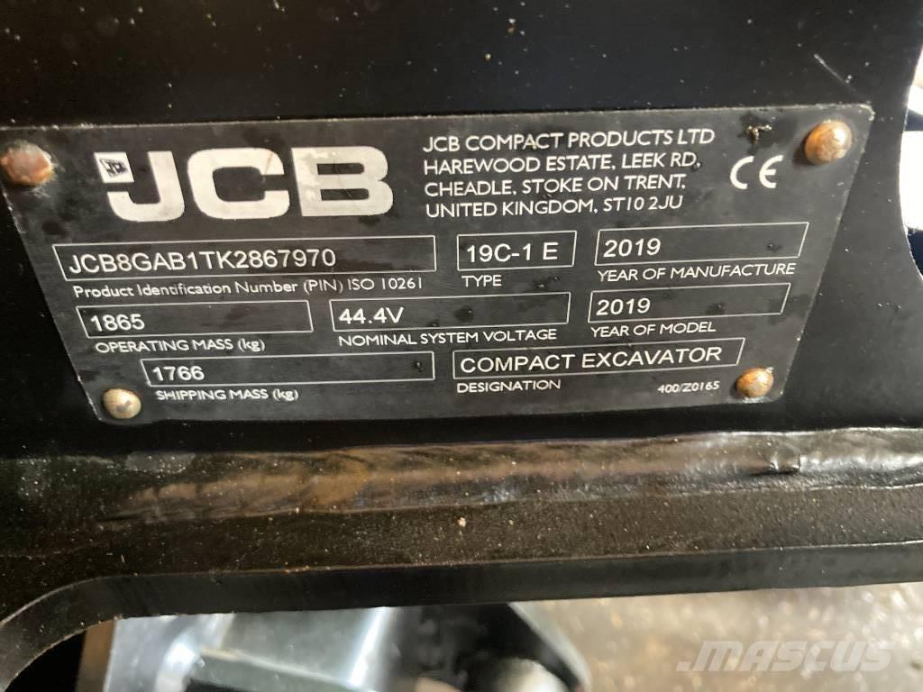 JCB 19 C-IE Mini excavatoare < 7t