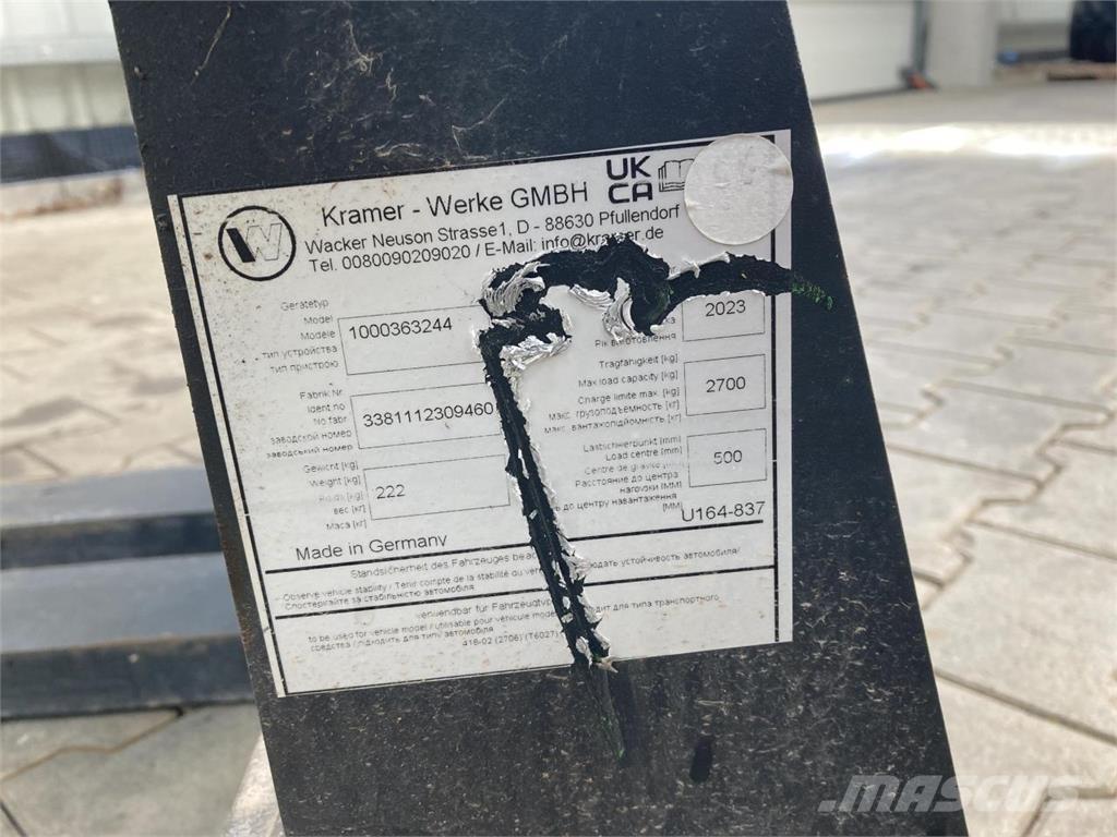 Kramer 1200 mm Accesorii încarcatoare frontale