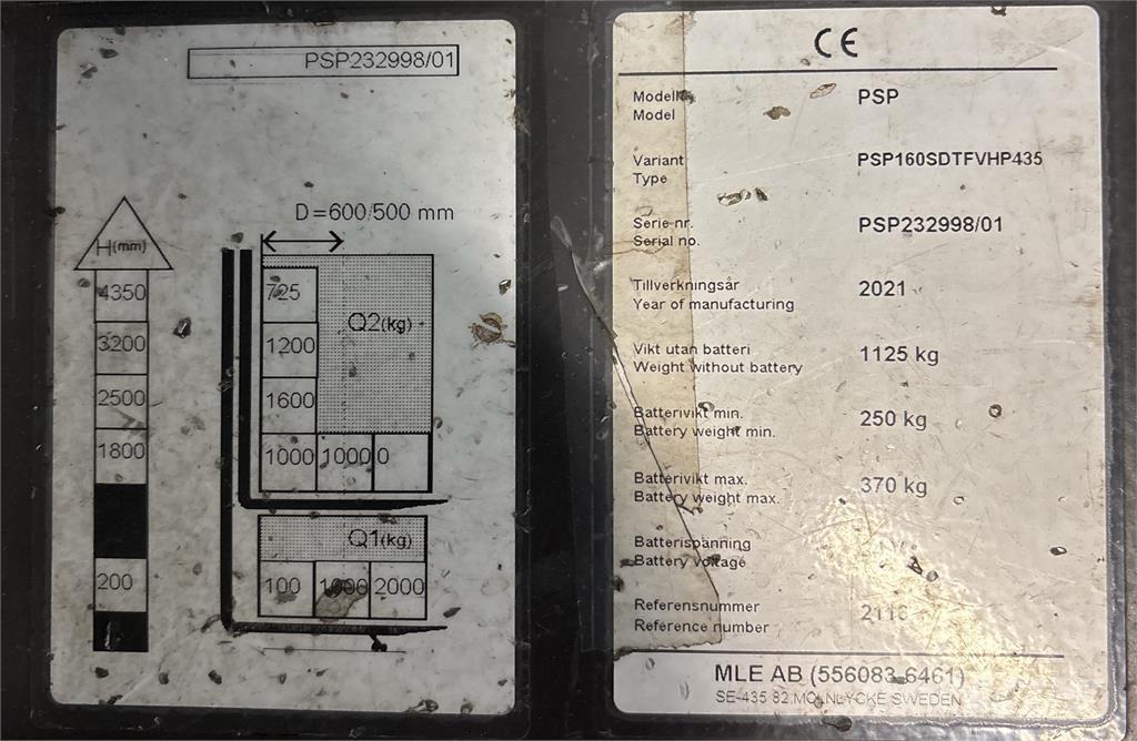 Atlet PSP160 Transpaleti autopropulsanti