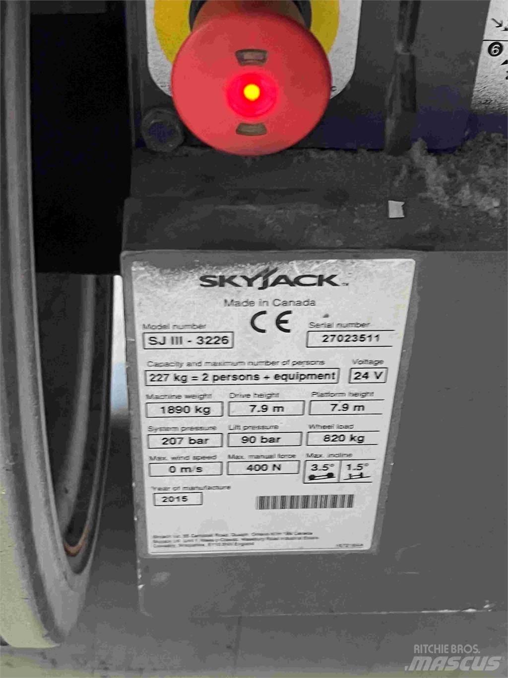 SkyJack SJ3226 Platforme foarfeca