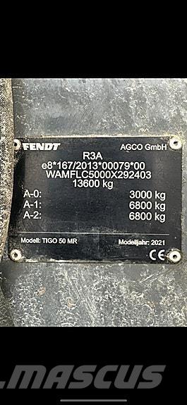 Fendt Tigo 50 MR Remorci cu scop general