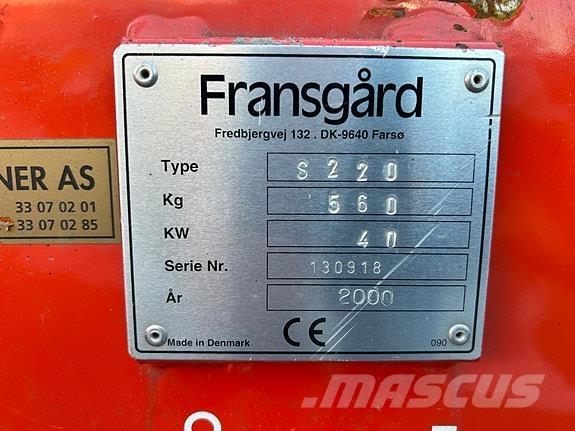 Fransgård S-220 Alte masini pentru drum si zapada