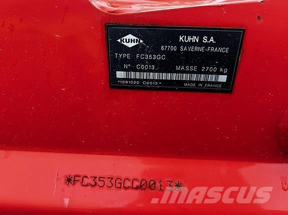 Kuhn FC353 GC Cositoare de iarba