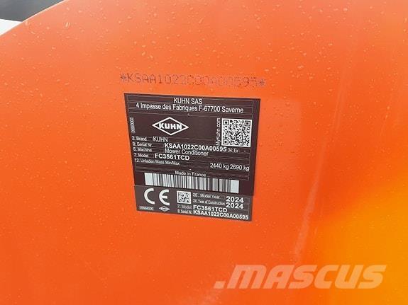 Kuhn FC3561TCD Alte echipamente pentru nutret