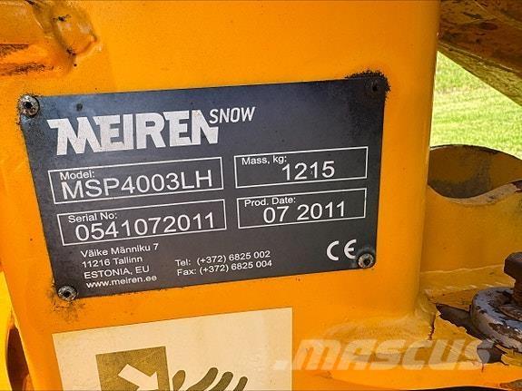 Meiren 2011 Lame pentru dezapezire si pluguri