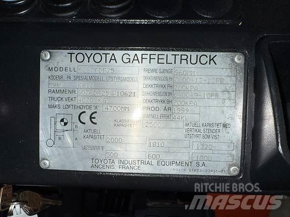 Toyota 62-FDF25 Stivuitor diesel