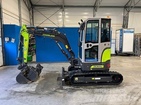 Zoomlion ZE26GU Mini excavatoare < 7t