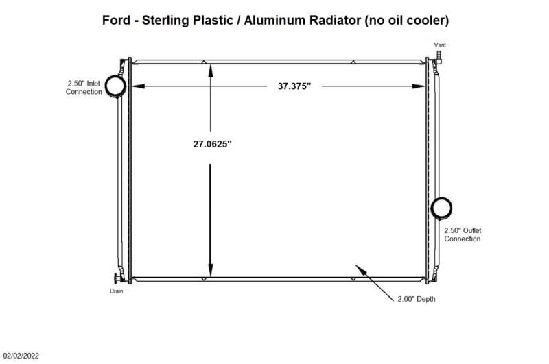 Ford L9000 Radiatoare