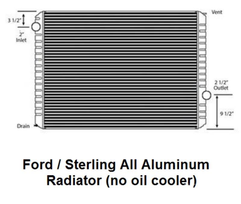 Ford L9500 Radiatoare