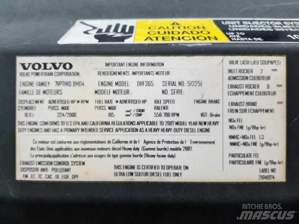 Volvo D11F Motoare