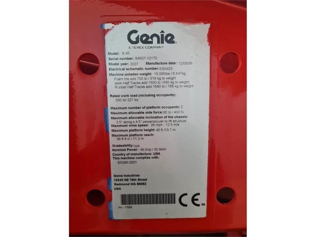 Genie S-45 Nacele cu brat telescopic