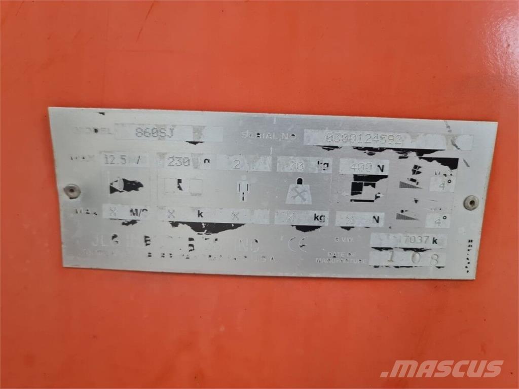 JLG 860SJ Nacele cu brat telescopic